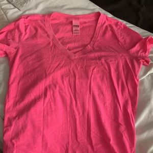 Victoria’s Secret pink T-shirt